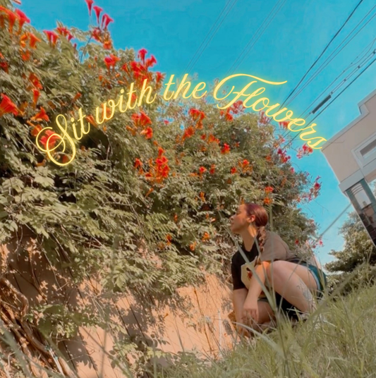 Pre order “Sit with the Flowers” Tee